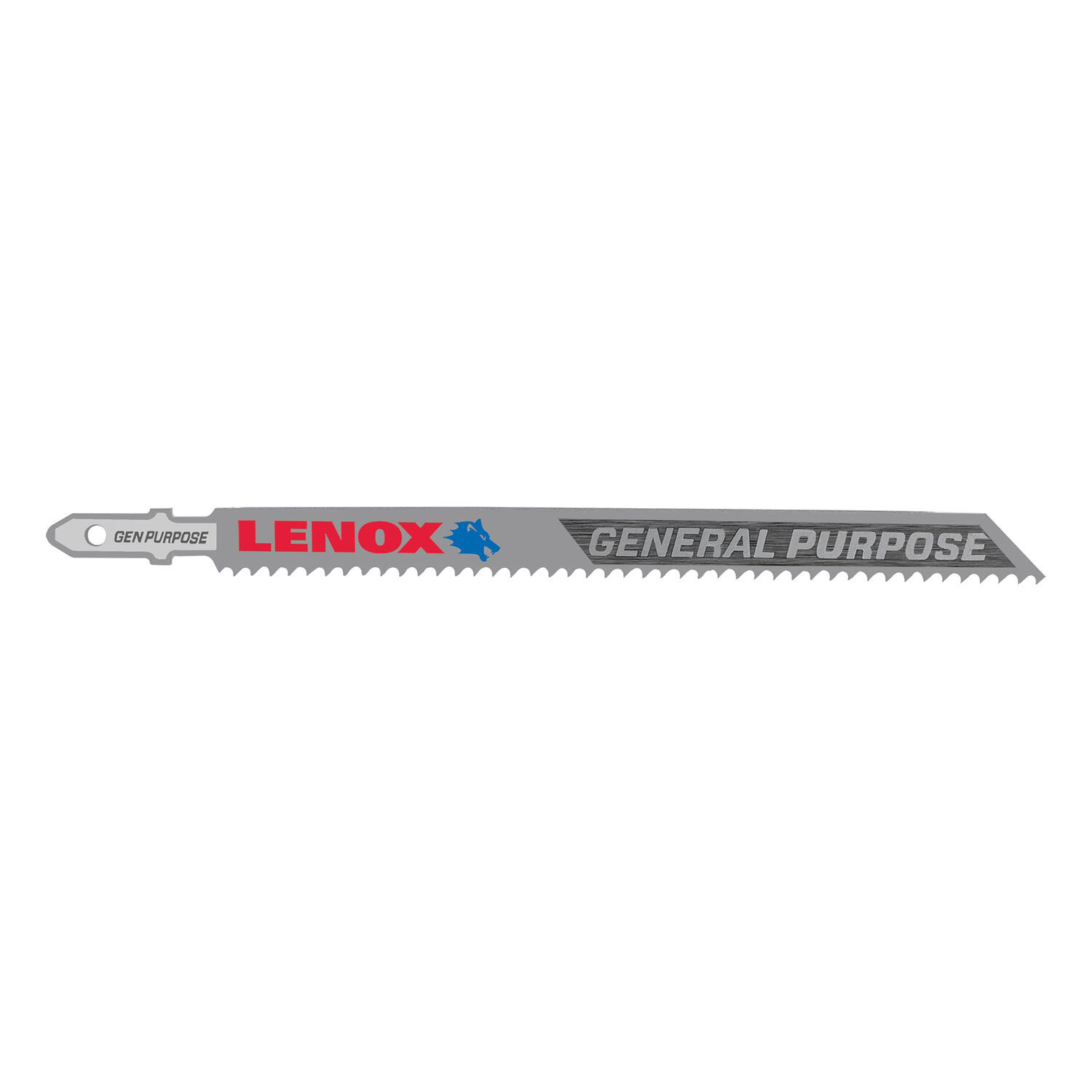 5 PACK 5-1/4 X 3/8 IN. 10 TPI GENERAL PURPOSE JIG SAW BLADES