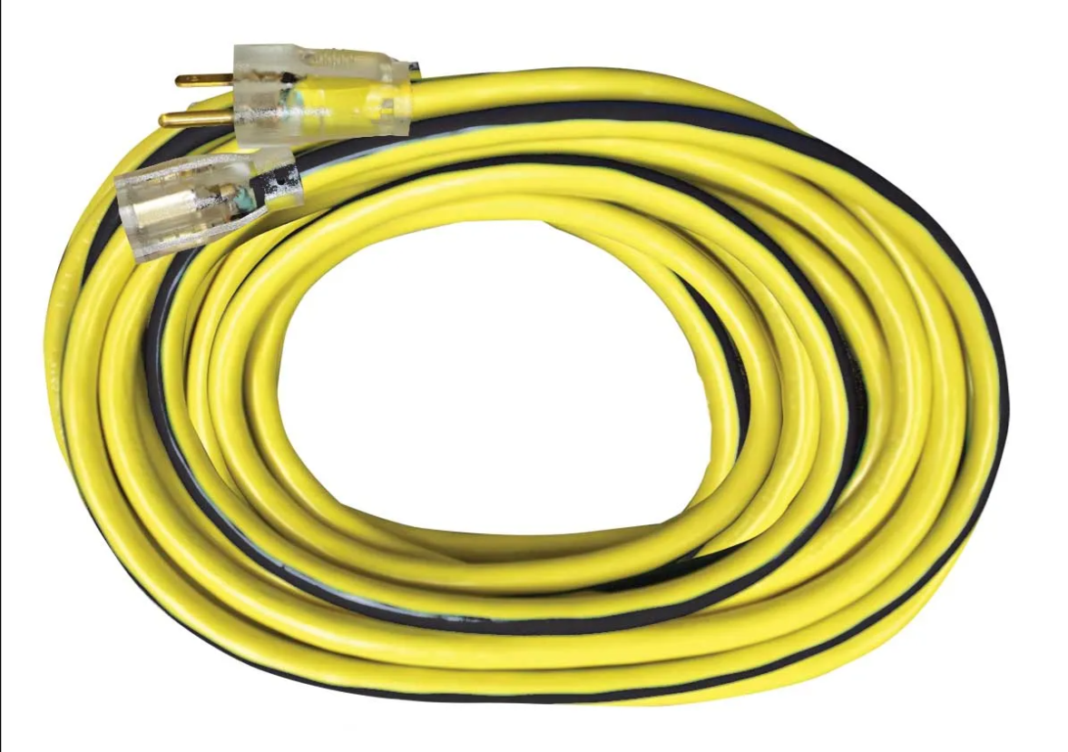 50 FT. 12-GAUGE 3-CONDUCTOR 300V SJTW EXTENSION CORD