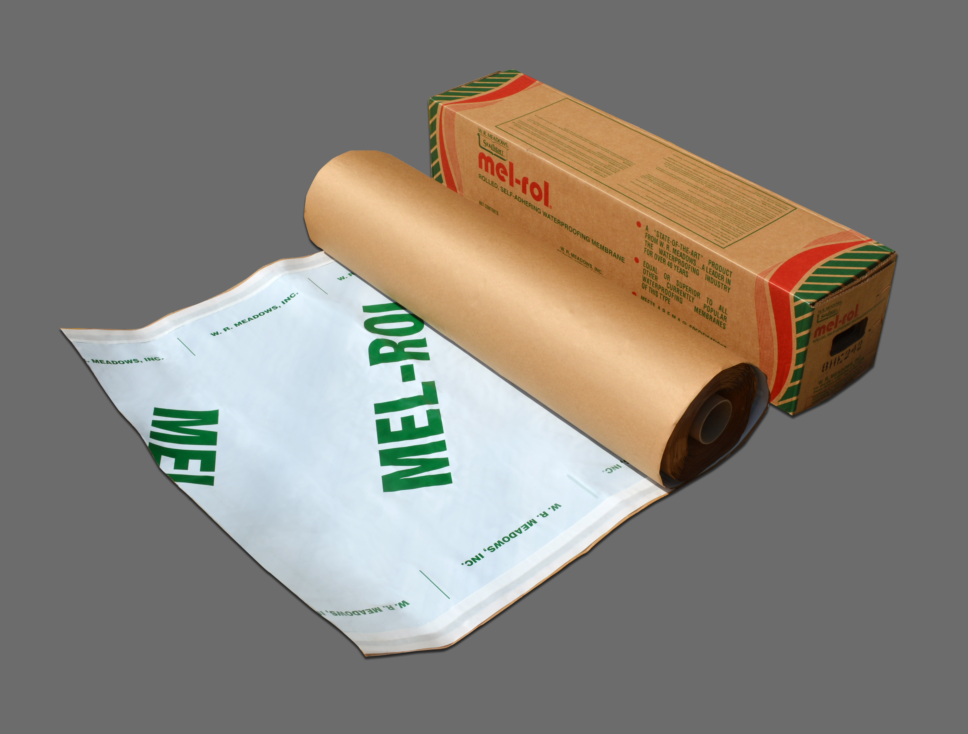 MEL-ROL ROLLED SELF-ADHERING WATERPROOFING MEMBRANE 38-1/2 IN. X 62-1/2 FT.