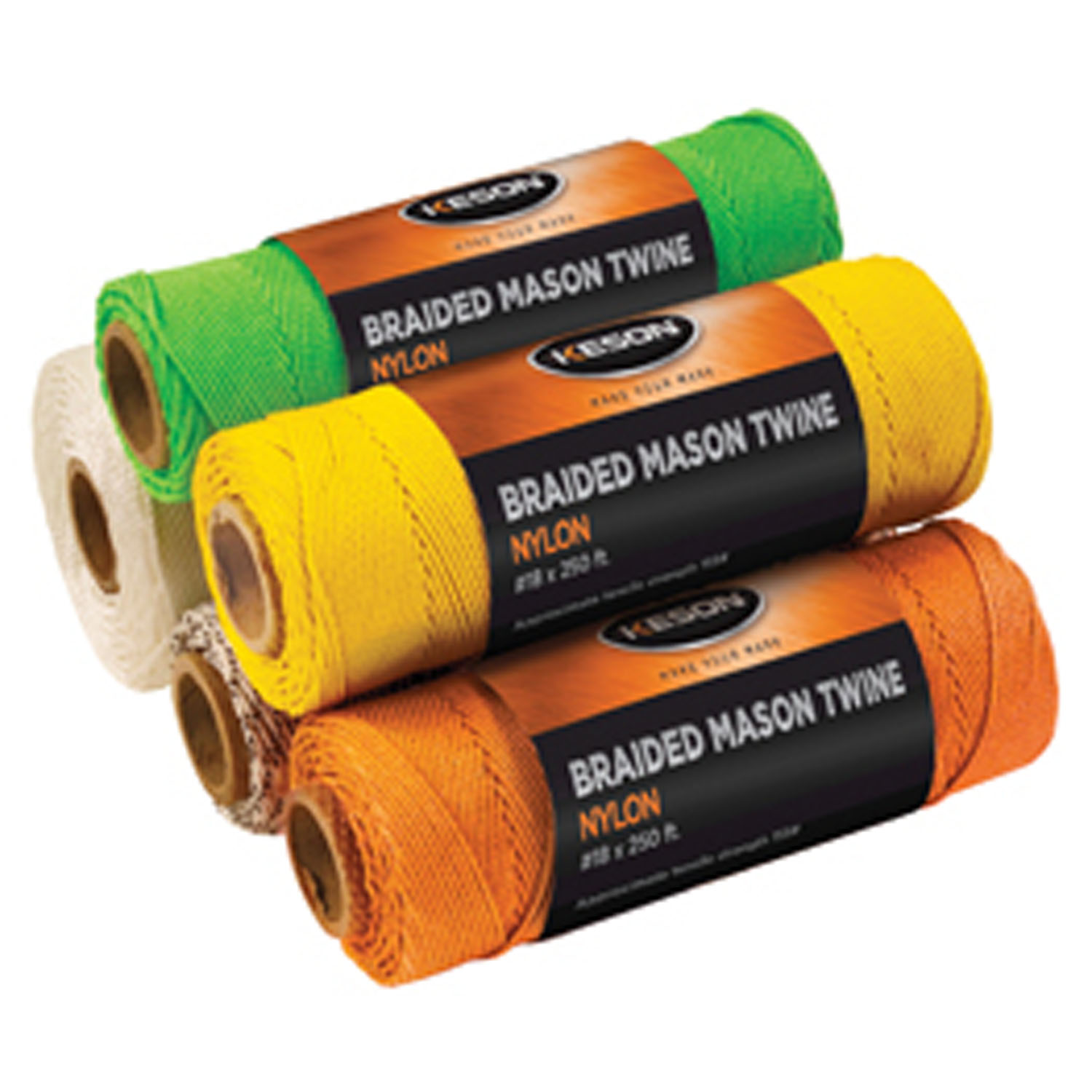 GREEN BRAIDED MASON TWINE 18 GAUGE 500 FT.