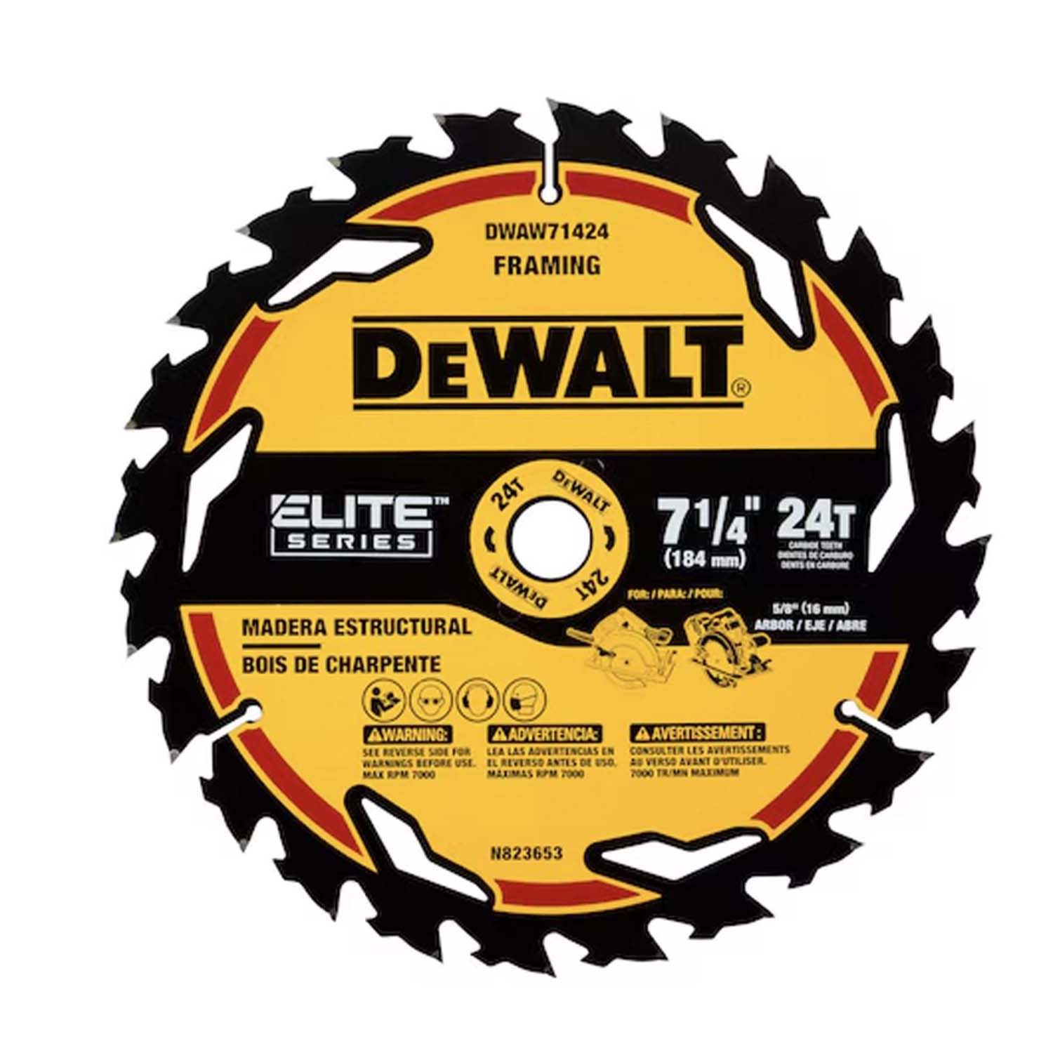 24 TOOTH ELITE SERIES CIRCULAR SAW BLADE (MULTIPLE SIZES AVAILABLE) 24 TOOTH ELITE SERIES CIRCULAR SAW BLADE (MULTIPLE SIZES AVAILABLE)