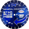 14 X .125 X 1 IN. STAR BLUE HIGH SPEED DIAMOND BLADE