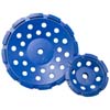 4 IN. X 5/8-11 STAR BLUE SEGMENTED SINGLE ROW DIAMOND CUP GRINDER