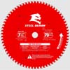 7-1/4 IN. X 70-TEETH STEEL DEMON CARBIDE BLADE FOR THIN METAL