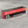 100 BOX RED 0.25 CALIBER PLASTIC 10-STRIP LOAD