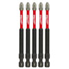 5 PACK #2 3-1/2 IN. SHOCKWAVE IMPACT PHILLIPS POWER BIT