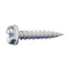 8 X 1 IN. SLOTTED HEX WASHER HEAD NEEDLE POINT SCREWS ZINC