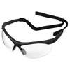 BLACK & CLEAR +2.5 BIFOCAL SAFETY GLASSES