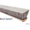 24 IN. X 3 SILVER FLAGGED PLASTIC TIP FLOOR BRUSH WITH-M60 HANDLE