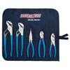 5 PACK PROFESSIONAL PLIER SET WITH TOOL ROLL