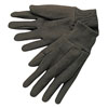 LARGE BROWN COTTON JERSEY GLOVES