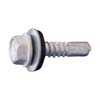 14 X 1-1/2 IN. HEX WASHER HEAD SELF DRILL SCREWS WITH BONDED WASHER