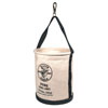 12 IN. STRAIGHT WALL CANVAS BUCKET WITH SWIVEL SNAP HOOK