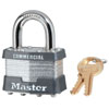 1-3/4 IN. WIDE LAMINATED STEEL PIN TUMBLER PADLOCK KEYED ALIKE