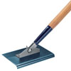 9 IN. X 6 IN. 1/2 IN. RADIUS 2-WAY BLUE STEEL WALKING EDGER WITH HANDLE