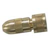 BRASS ADJUSTABLE CONE NOZZLE W/ VITON