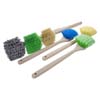 GREEN FLAGGED PLASTIC BLOCK BRUSH