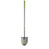 ROUND POINT FIBER GLASS LONG HANDLE SHOVELWITH CUSHION GRIP