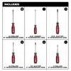 6 PC CUSHION CRIP SCREWDRIVER SET