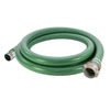 3 X 20 FT. GREEN PVC WATER SUCTION HOSE ASSEMBLY WITH ALUMINUM C & NIPPLE MALE NPT