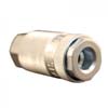 1/4 IN. FNPT FEMALE L-STYLE COUPLER - STEEL