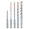 SDS PLUS 2 CUTTER DRILL BIT 5 PIECE SET