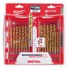 TWIST DRILL BIT KIT 29 PIECES HEXAGONAL SHANK HIGH SPEED STEEL