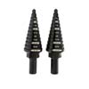 STEP DRILL BIT 3/16 -7/8 HOLE IN 4 STEPS 1/16 IN D STEP 2 FLUTES 1/4 IN 3-FLAT