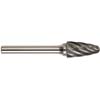 SF-3NF ROUND TREE SHAPE SOLID CARBIDE BURR ALUMINUM CUT