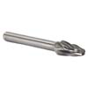 1/2 IN. X 1 TREE CARBIDE BURR 1/4 SHANK FOR ALUMINUM SF 5NF