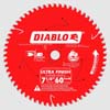 7-1/4 IN. X 60-TEETH ULTRA FINISH SAW BLADE FOR WOOD