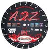 14 IN. X .125 X 1 A2Z VACUUM BONDED MULTIPURPOSE DIAMOND BLADE
