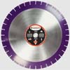 20 IN. X 140 IMPERIAL METRIC PURPLE CURED CONCRETE DIAMOND BLADE