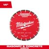 14 IN. SEGMENTED MASONRY & CONCRETE DIAMOND BLADE