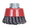 4 IN. X 5/8-11 KNOT WIRE CUP BRUSH WITH BRIDLE