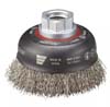 4 IN. X 5/8-11 CRIMPED WIRE CUP BRUSH
