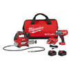 M18 FUEL 1/2 IN. HIGH TORQUE IMPACT KIT WITH GREASE GUN 2 5.0 BATTERIES AND CHARGER
