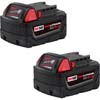 M18 REDLITHIUM XC5.0 EXTENDED CAPACITY BATTERY TWO PACK