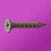 8 X 1-1/4 IN. PHILLIPS WAFER HEAD CEMENT BOARD SCREWS 1LB PAIL