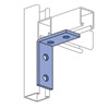 90 DELECTROGALVANIZEDREE A-311 FOUR HOLE ANGLE FITTING ELECTROGALVANIZED FINISH