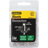 1/8 X 1/8 IN. WHITE ALUMINUM RIVETS 100 PACK