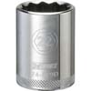 22MM X 1/2 IN. DRIVE METRIC SOCKETS 12 PT