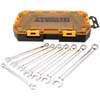 COMBINATION WRENCH SET 8 PIECES CHROME METRIC