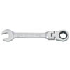 15MM 12PT FLEX HEAD METRIC COMBINATION RATCHETING WRENCH