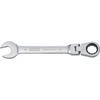19MM 12PT FLEX HEAD METRIC COMBINATION RATCHETING WRENCH
