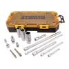15 PIECE 1/4 IN & 3/8 IN DRIVE TOOL ACCESSORY SET