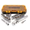 METRIC/SAE SOCKET WRENCH SET 23 PIECES 1/2 IN 6 POINTS