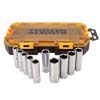 METRIC SOCKET SET 10 PIECES 1/2 IN