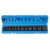 3/8 IN. DRIVE STANDARD LENGTH IMPACT 12 POINT SOCKET SET 5/16 TO 1 IN.