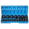 1/2 IN. DRIVE STANDARD LENGTH IMPACT 12 POINT SOCKET SET 3/8 TO 1-1/2 IN.